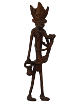 Brass Tribal statue